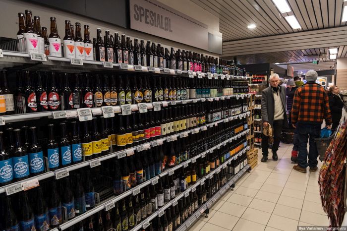 Цены на продукты питания в Норвегии