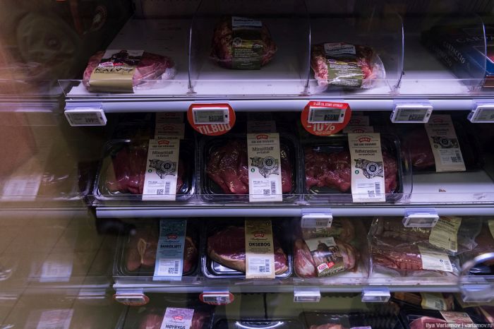 Цены на продукты питания в Норвегии