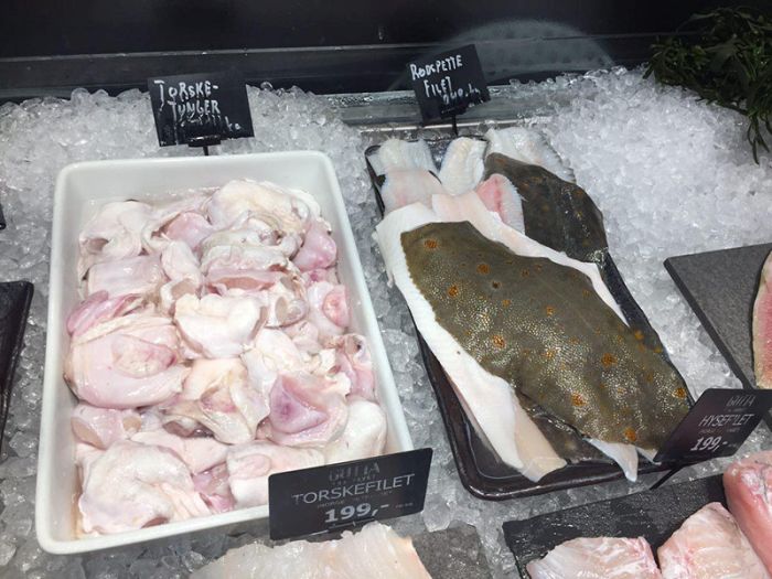 Цены на продукты питания в Норвегии