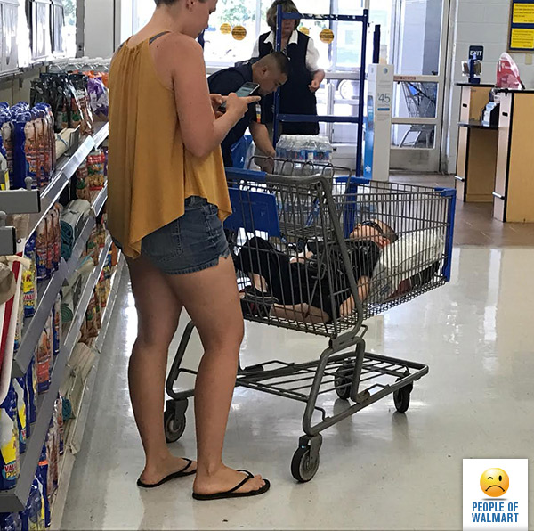 Экстравагантные покупатели Walmart