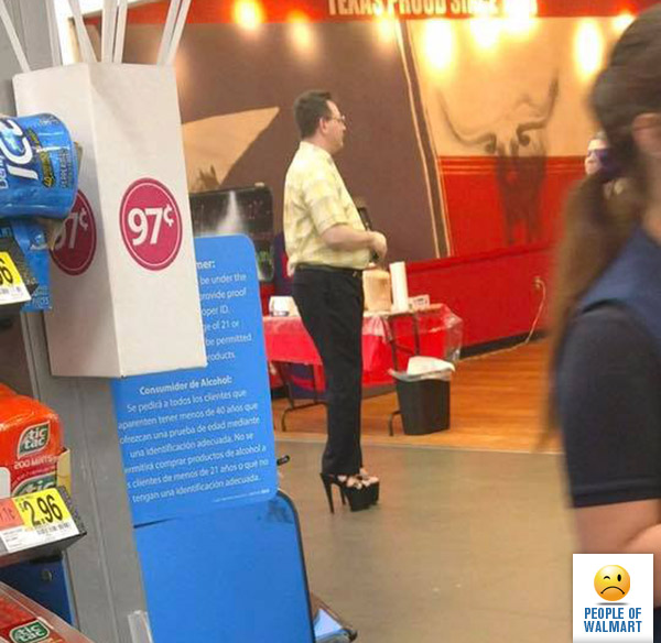 Экстравагантные покупатели Walmart