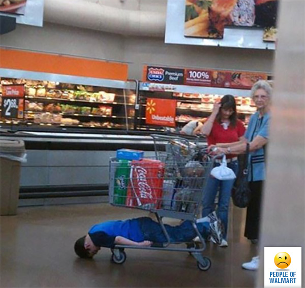 Экстравагантные покупатели Walmart