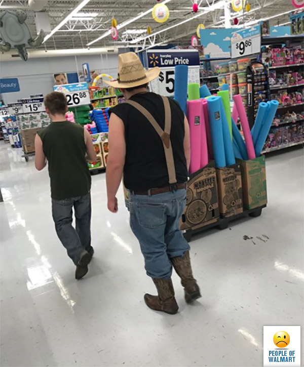 Экстравагантные покупатели Walmart