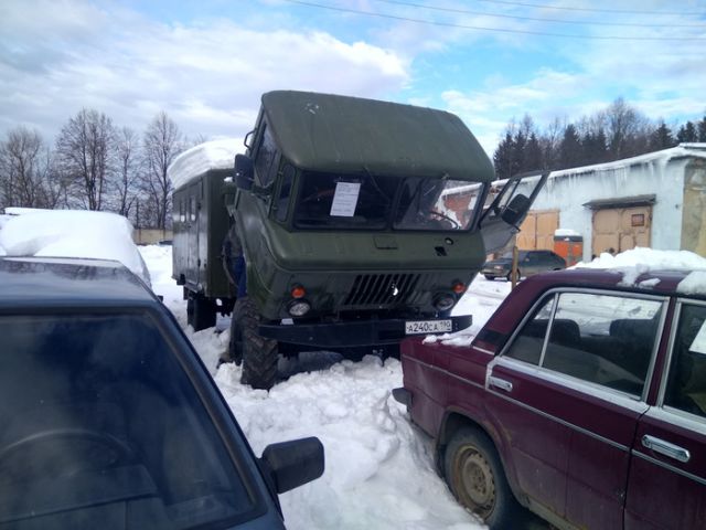 Вездеходный дом на колесах на базе ГАЗ-66