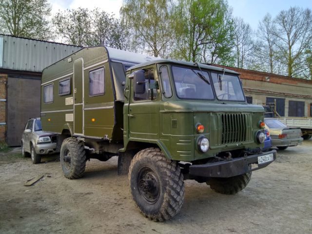Вездеходный дом на колесах на базе ГАЗ-66