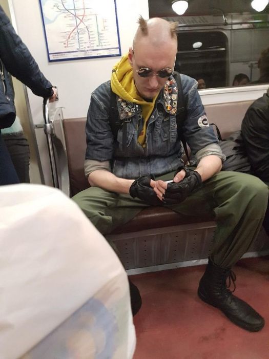 Необычные пассажиры российского метро