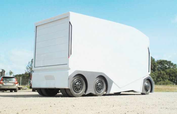 Самоуправляемый грузовик T-Pod, в котором нет кабины
