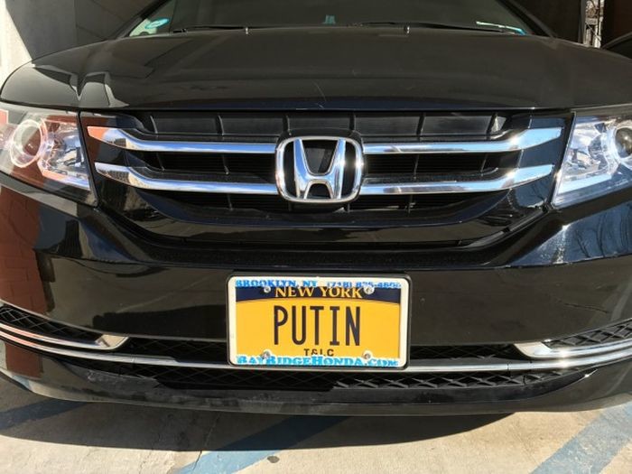Русские автомобильные номера в США