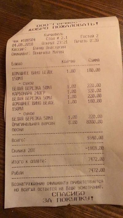 Депутат Савва Коргунов не стал оплачивать счет в караоке-баре
