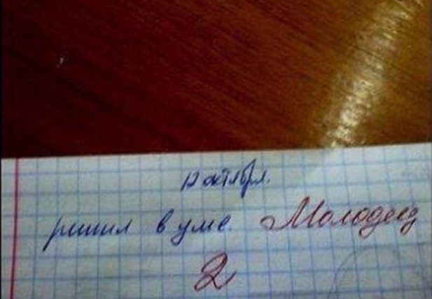 Перлы школьников и замечания из дневников