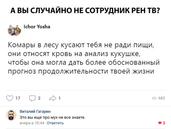 Юмор из социальных сетей