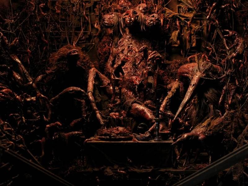 Жуткие диорамы Марка Пауэлла, считающего каннибализм и переваривание плоти изысканными