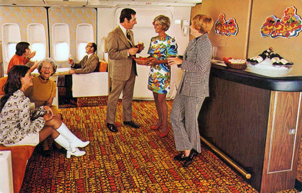 Путешествие в Boeing 747 в 1970-х Путешествие в Boeing 747 в 1970-х