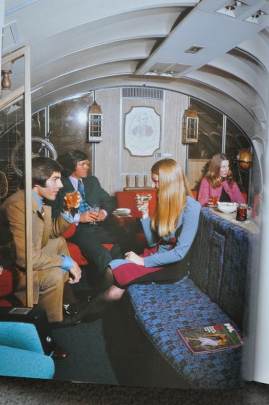 Путешествие в Boeing 747 в 1970-х Путешествие в Boeing 747 в 1970-х