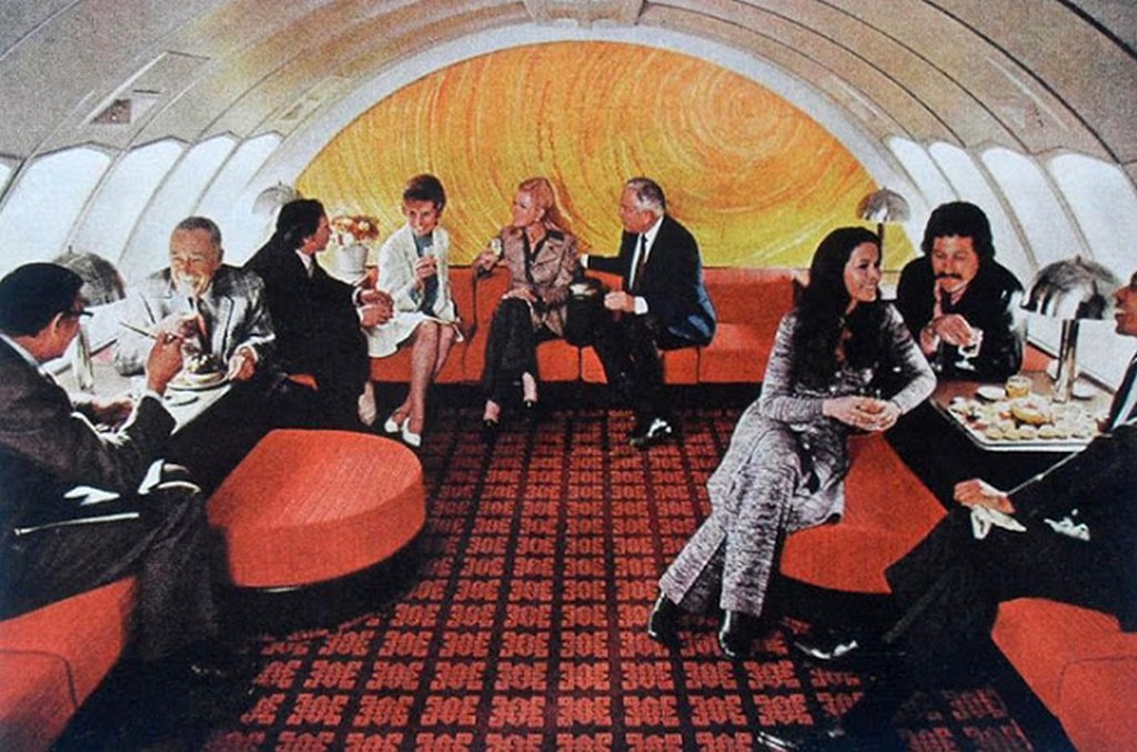 Путешествие в Boeing 747 в 1970-х Путешествие в Boeing 747 в 1970-х