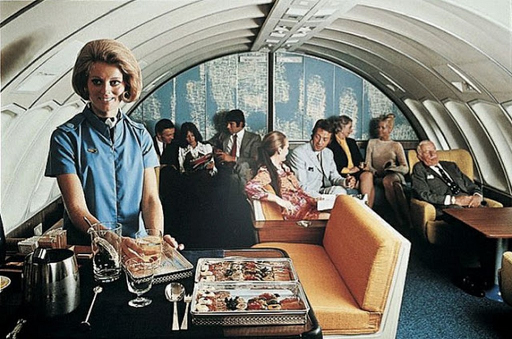 Путешествие в Boeing 747 в 1970-х Путешествие в Boeing 747 в 1970-х