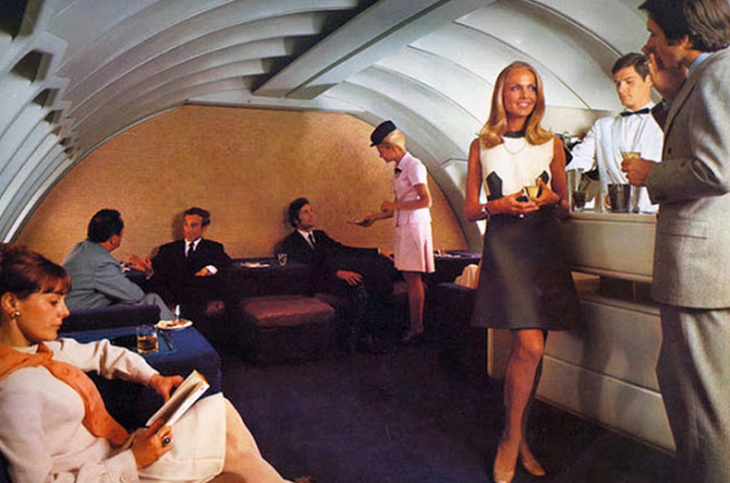 Путешествие в Boeing 747 в 1970-х Путешествие в Boeing 747 в 1970-х