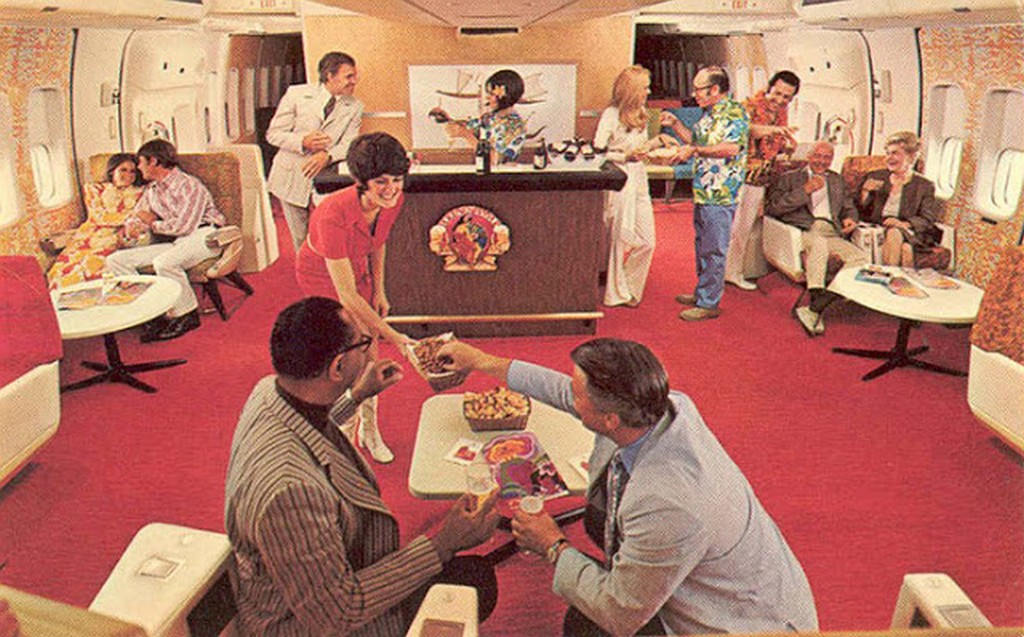 Путешествие в Boeing 747 в 1970-х Путешествие в Boeing 747 в 1970-х