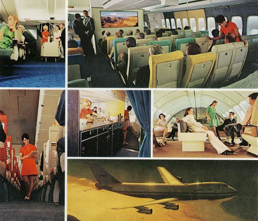 Путешествие в Boeing 747 в 1970-х Путешествие в Boeing 747 в 1970-х