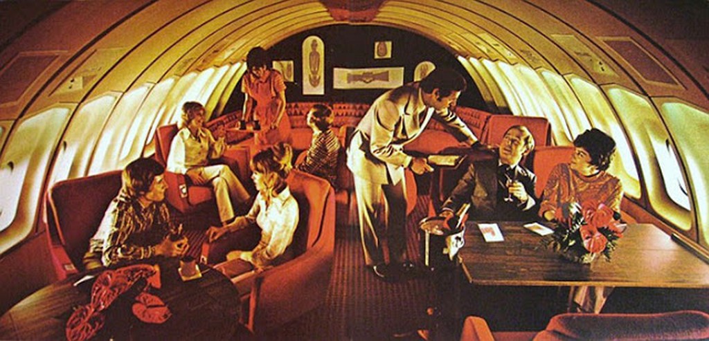 Путешествие в Boeing 747 в 1970-х Путешествие в Boeing 747 в 1970-х