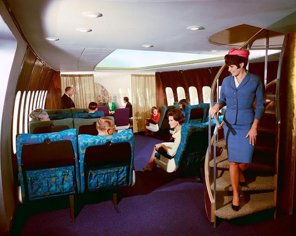 Путешествие в Boeing 747 в 1970-х Путешествие в Boeing 747 в 1970-х