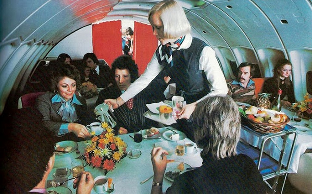 Путешествие в Boeing 747 в 1970-х Путешествие в Boeing 747 в 1970-х