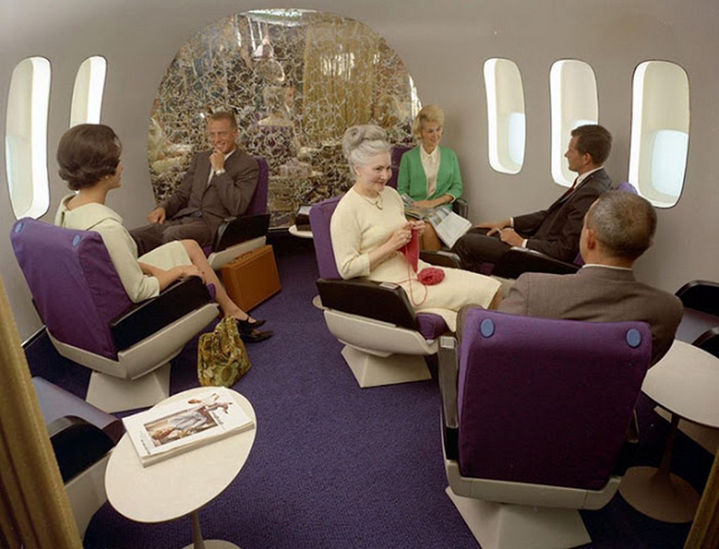 Путешествие в Boeing 747 в 1970-х Путешествие в Boeing 747 в 1970-х
