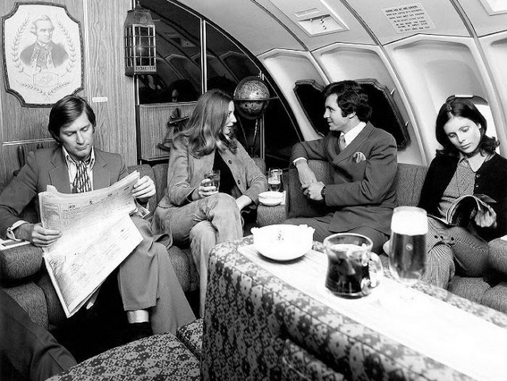 Путешествие в Boeing 747 в 1970-х Путешествие в Boeing 747 в 1970-х