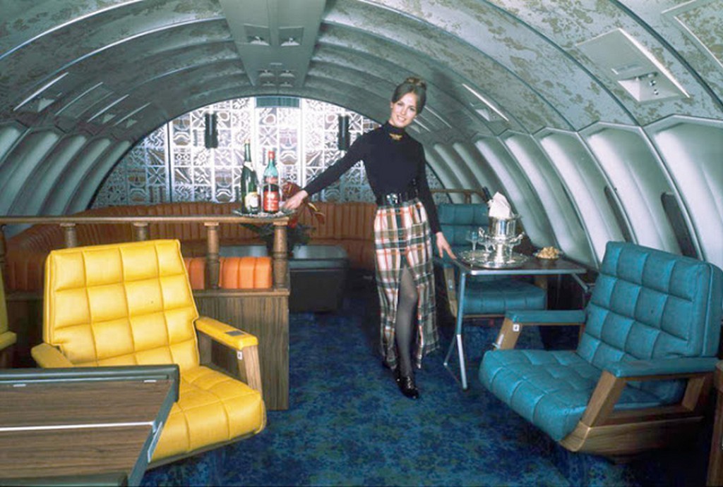 Путешествие в Boeing 747 в 1970-х Путешествие в Boeing 747 в 1970-х
