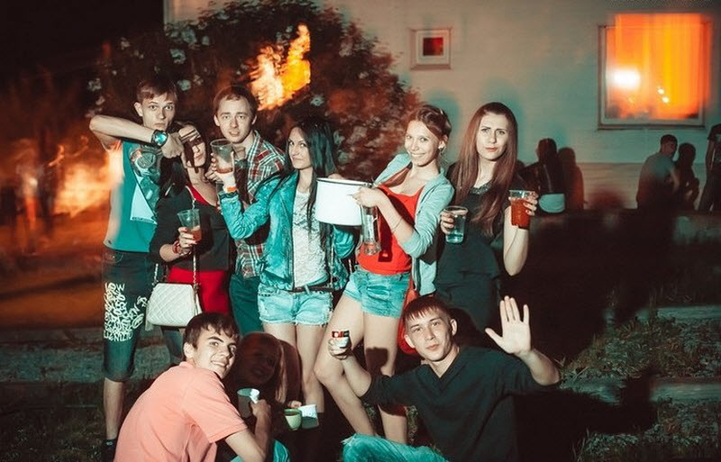 Молодёжные пьянки и вечеринки