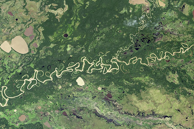 Красивые места на Земле: вид из космоса Красивые места на Земле: вид из космоса