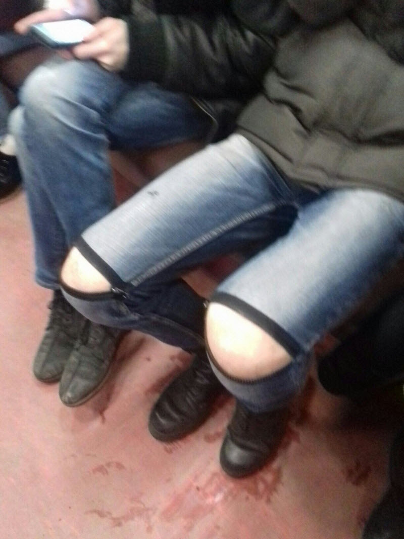 Модники из российского метрополитена