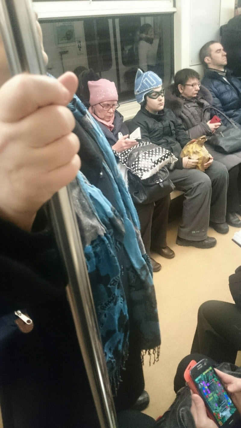 Модники из российского метрополитена