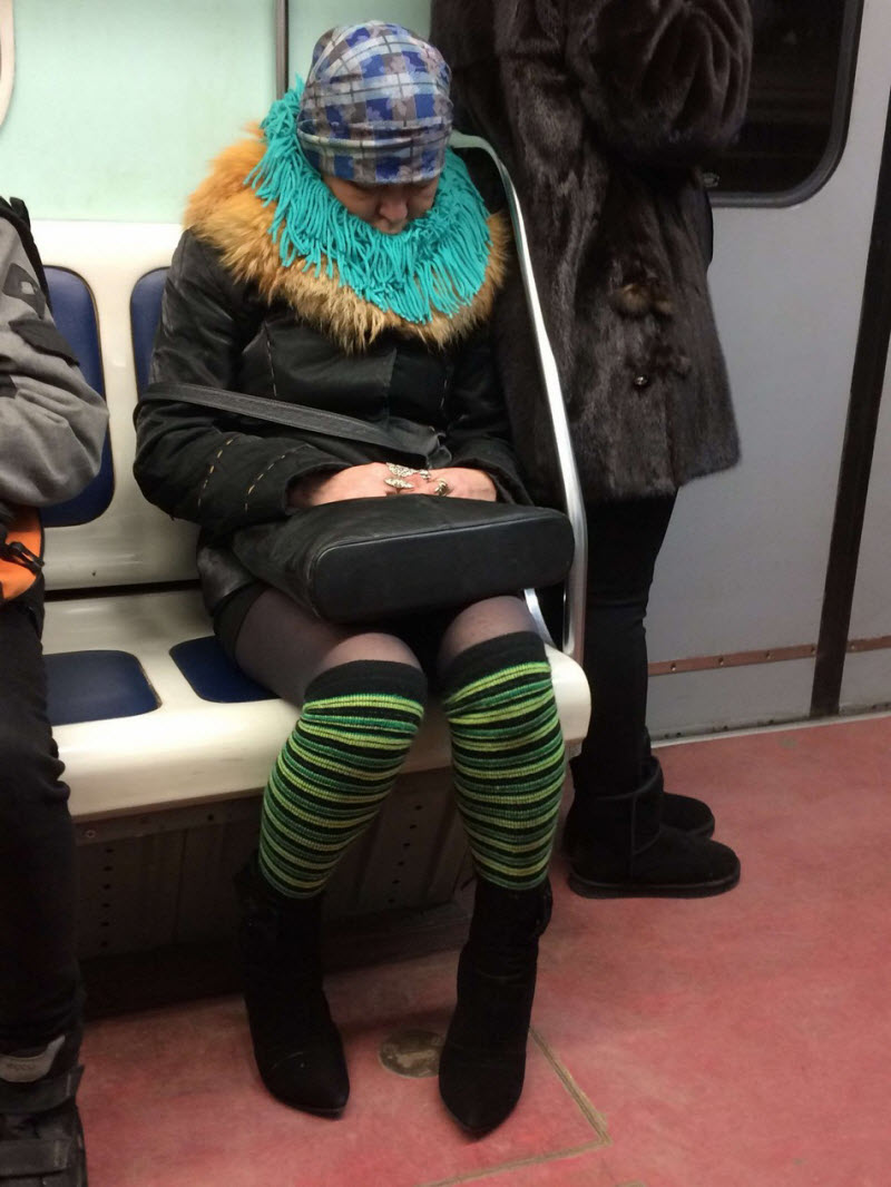 Модники из российского метрополитена