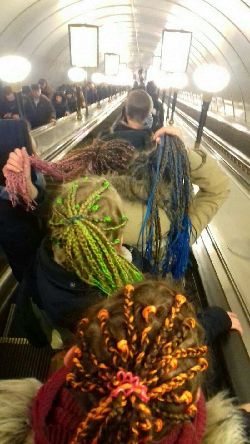 Модники из российского метрополитена