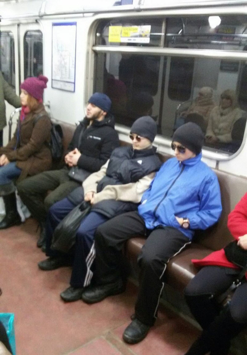 Модники из российского метрополитена