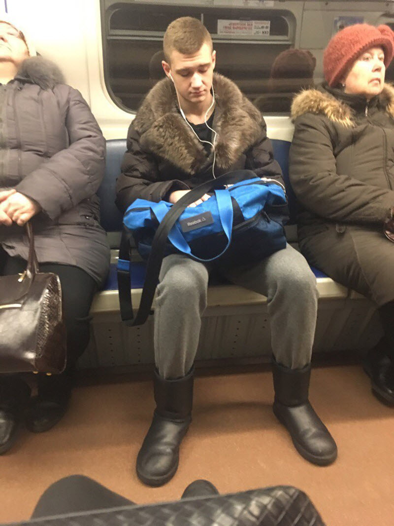 Модники из российского метрополитена