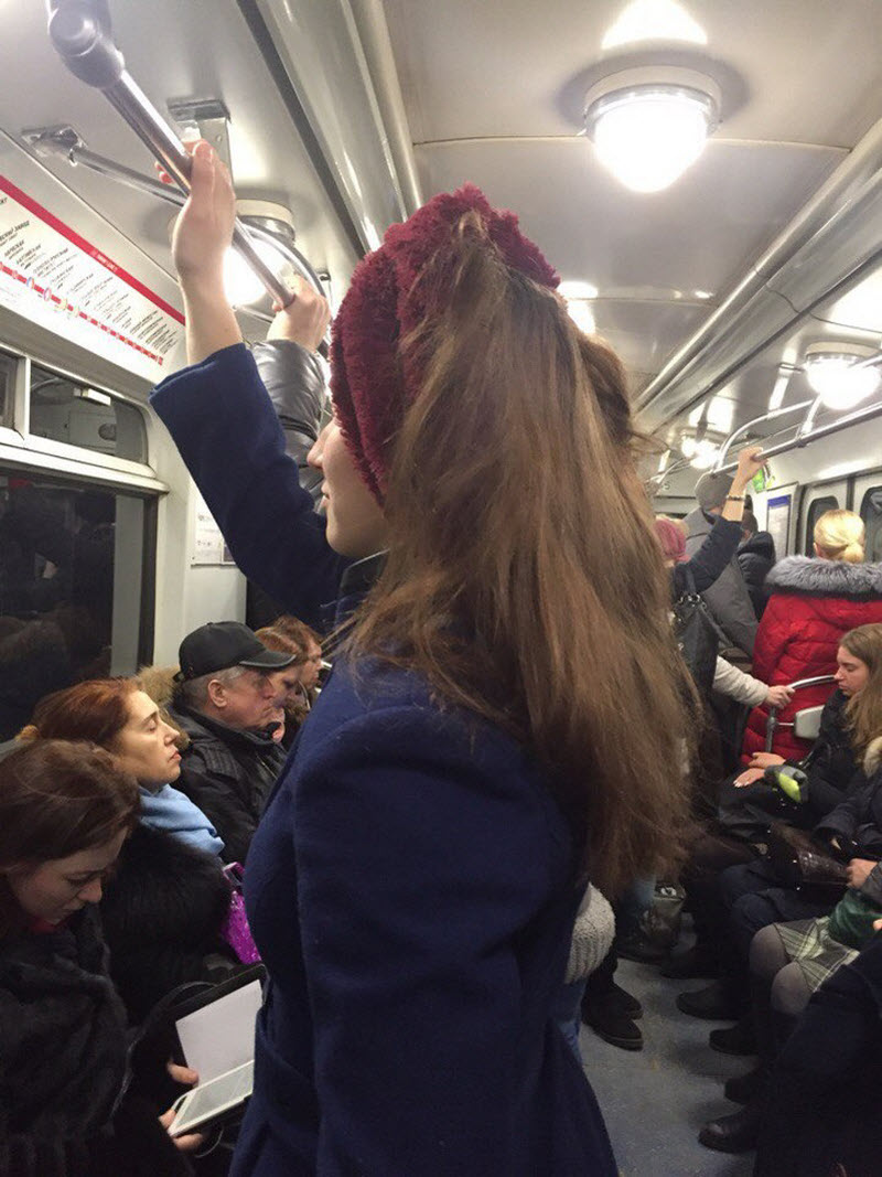 Модники из российского метрополитена