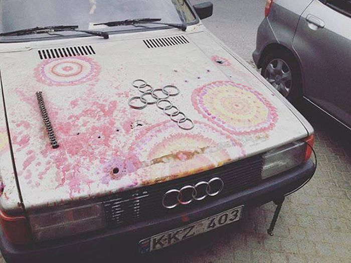 Нелепые случаи на дорогах