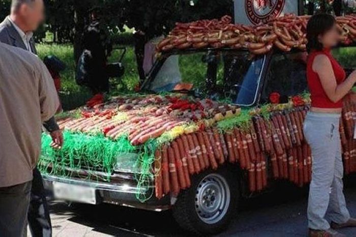 Нелепые случаи на дорогах