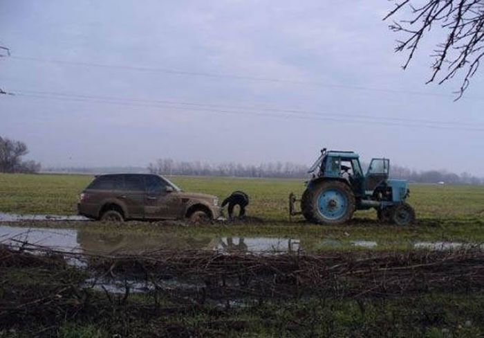 Нелепые случаи на дорогах