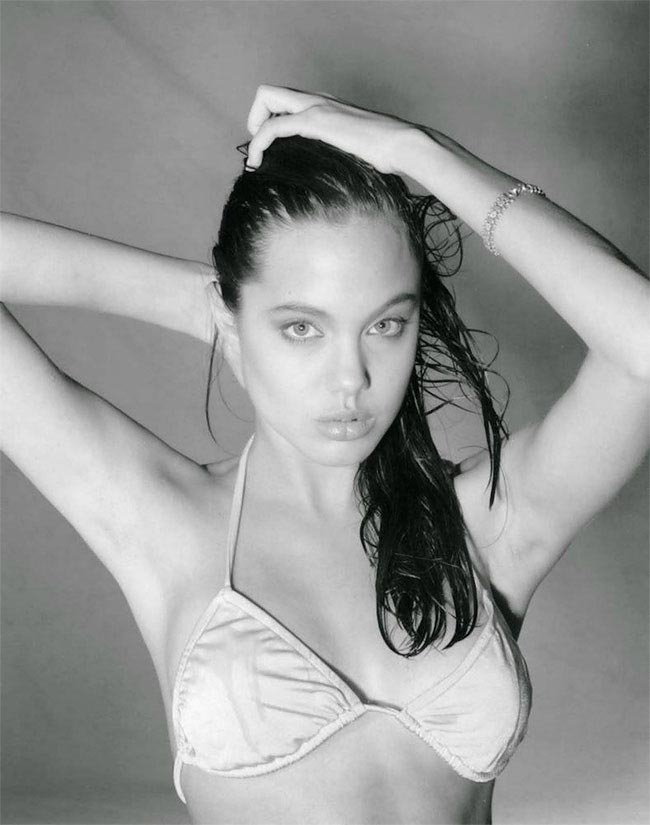 Первая фотосессия Анджелины Джоли, когда ей было всего 15 лет