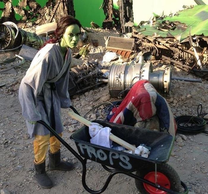 Фото со съемочных площадок студии Marvel