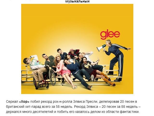 Сериалы, которые попали в Книгу Рекордов Гиннесса