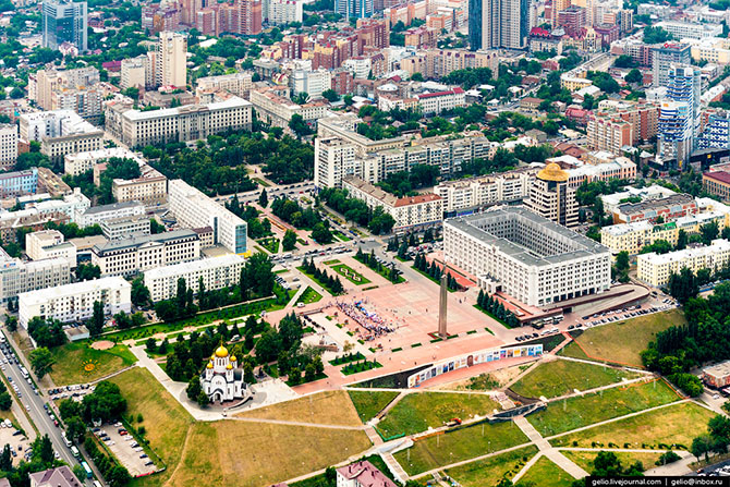 Самара с высоты