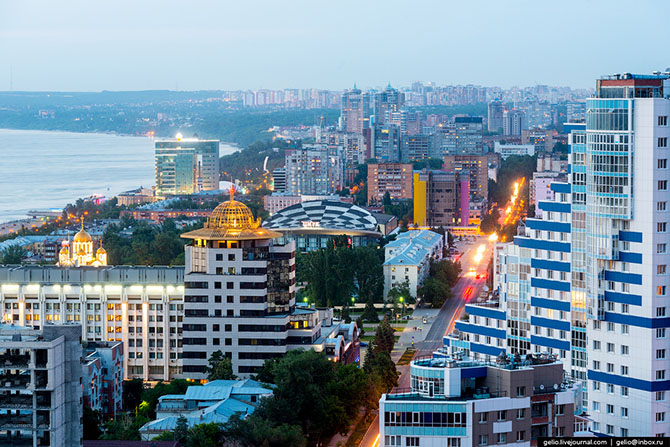 Самара с высоты