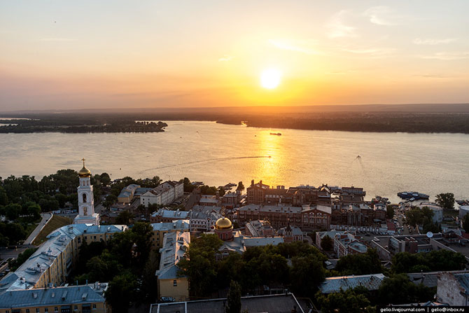Самара с высоты
