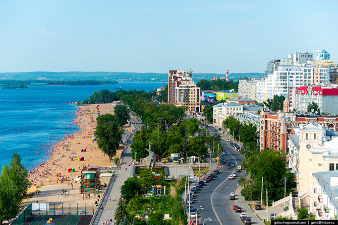 Самара с высоты