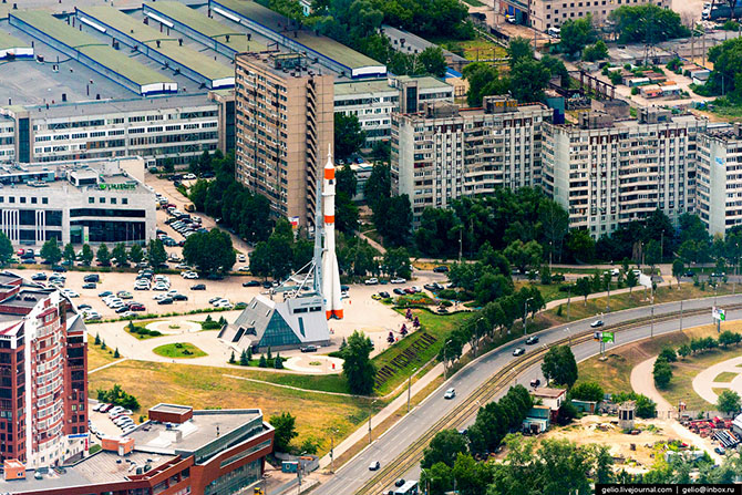 Самара с высоты