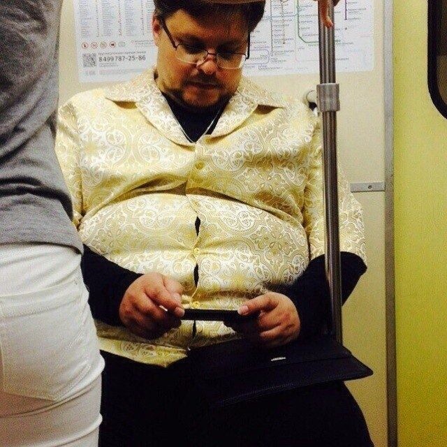 Странные пассажиры метро